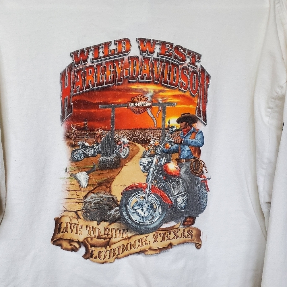 Harley Davidson L/S Tee. Size XL - Picture 5 of 8